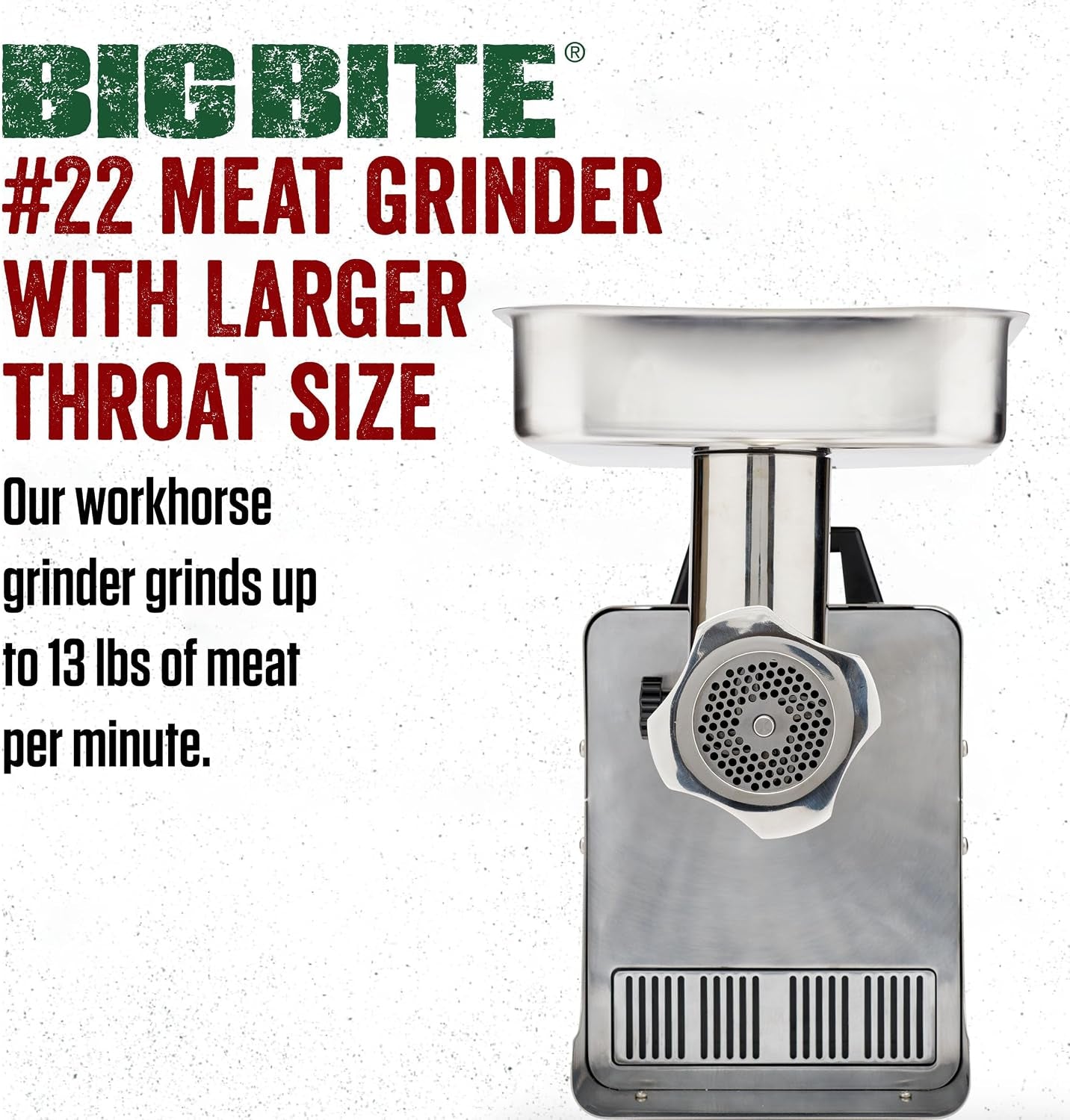 LEM #22 Big Bite Meat Grinder