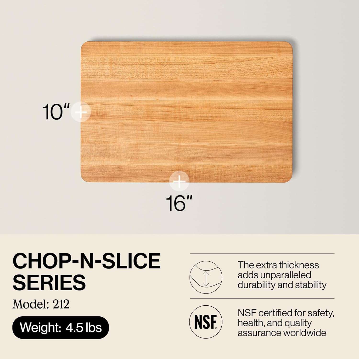 John Boos Block Maple Reversible Cutting Board