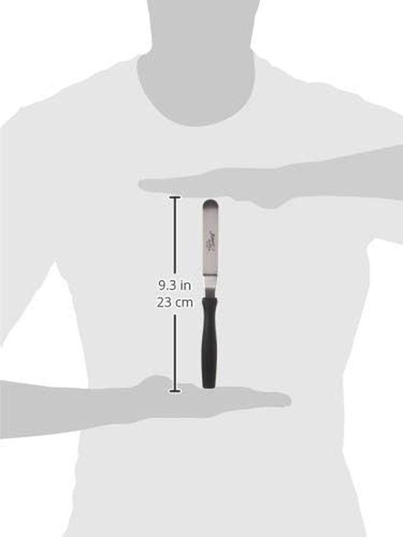 Ateco Ultra Offset Spatula with 4.25" × 0.75" Stainless Steel Blade