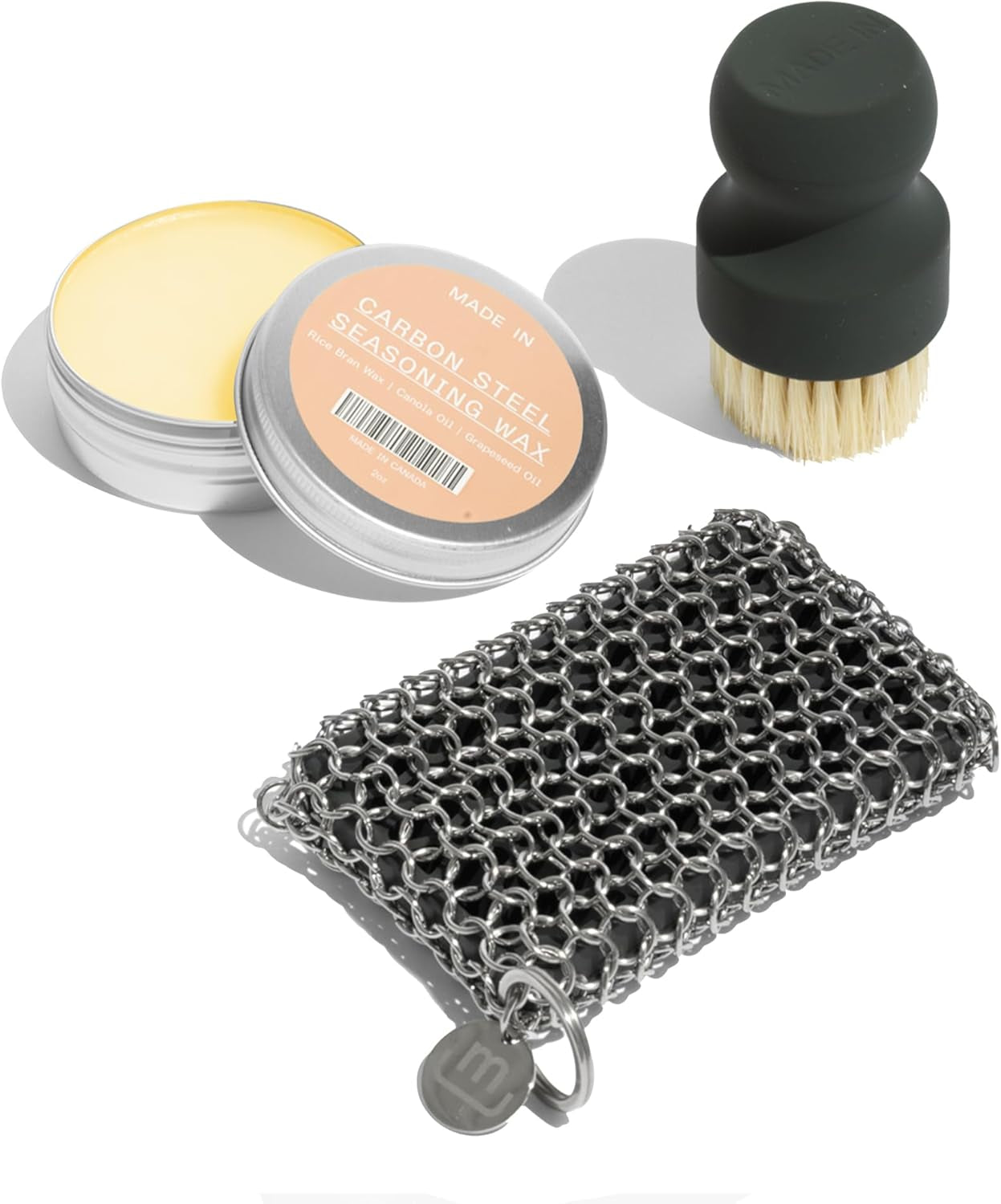 Made In Cookware 3 Piece Carbon Steel Cleaning Set