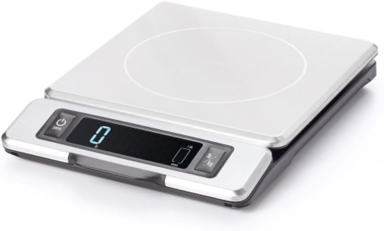 OXO Good Grips 11 lb Stainless Steel Kitchen Scale with Pull Out Display