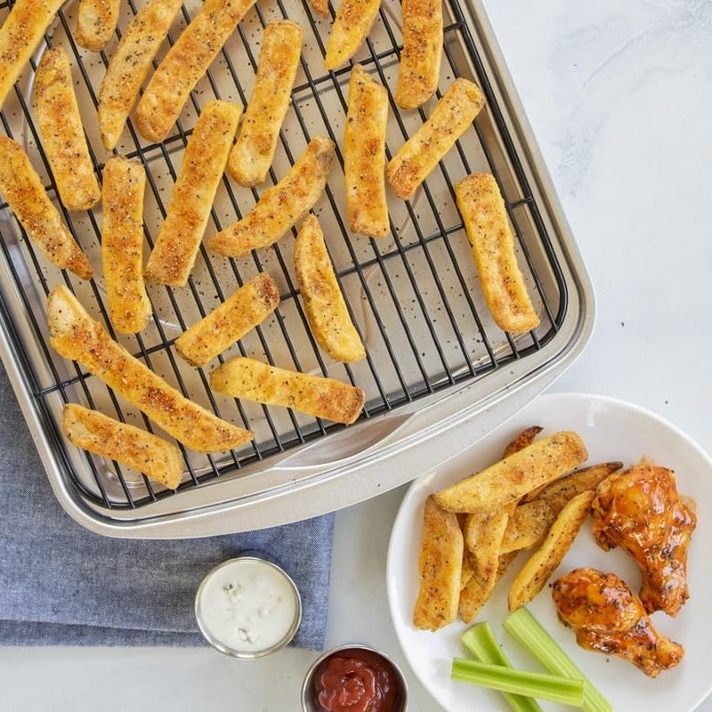 Nordic Ware Naturals Half Sheet Pan with Cooling Rack Set