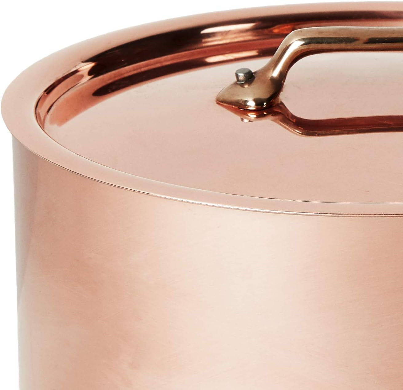 Mauviel M'250C 2.7-Quart Copper Saucepan with Lid