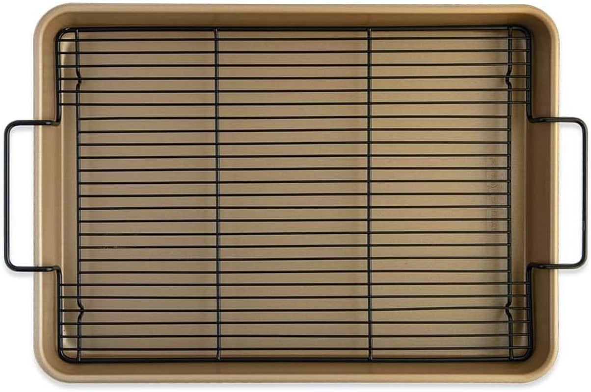Nordic Ware Naturals Half Sheet Pan with Cooling Rack Set