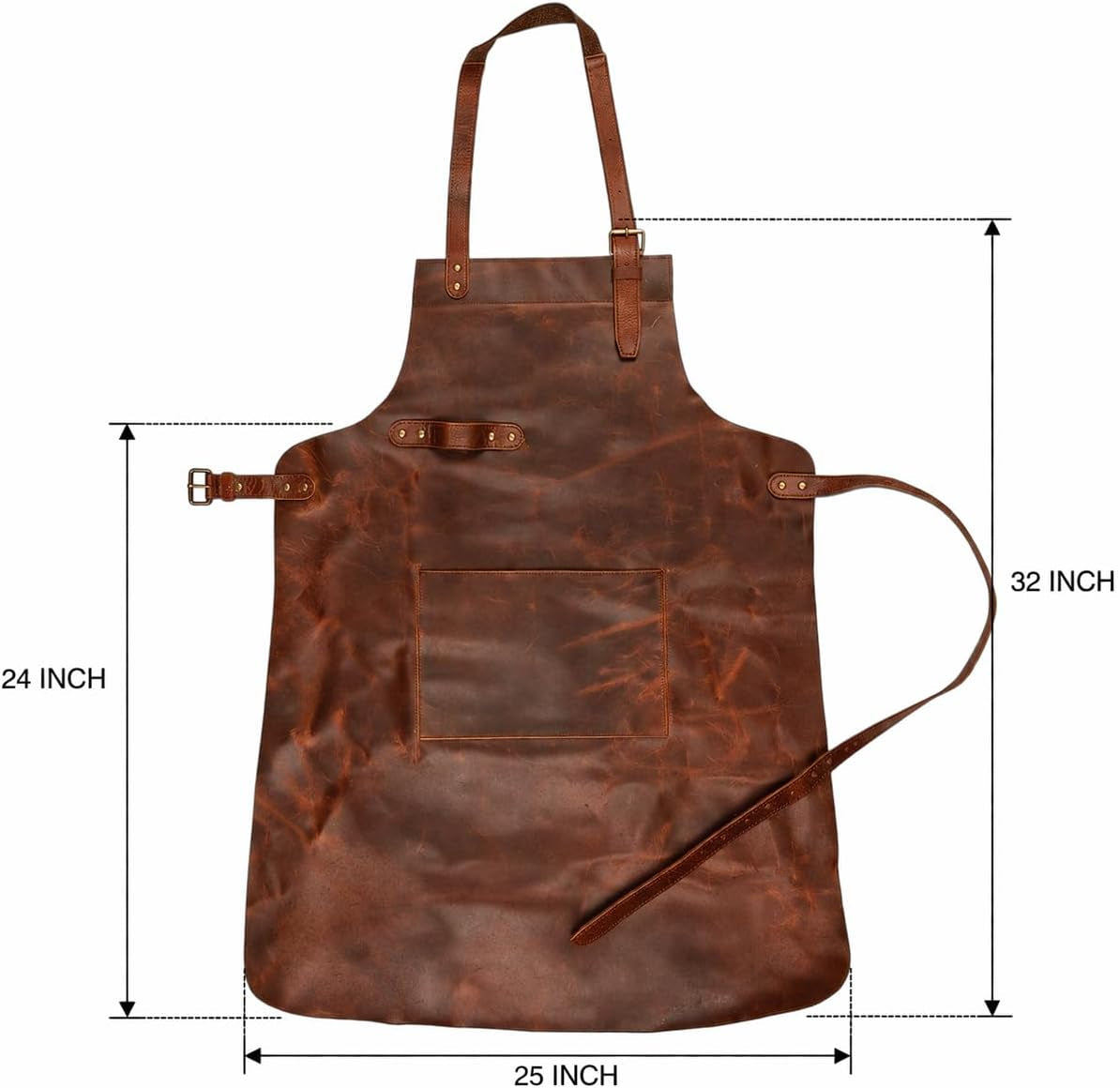 Full Grain Leather Chef Apron