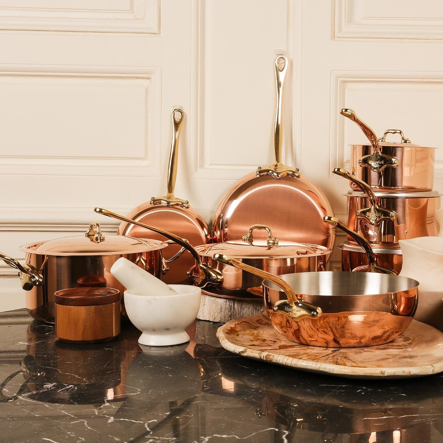 Mauviel M'Heritage 150 B 1.5mm Polished Copper & Stainless Steel Sauce