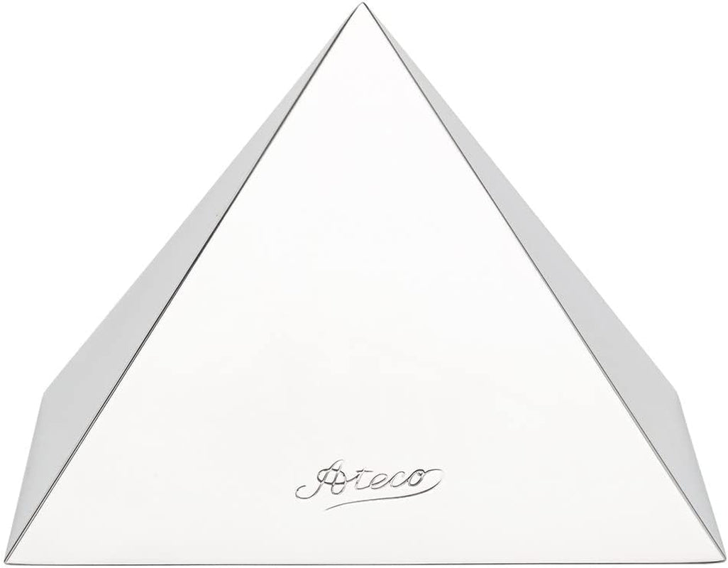 Ateco 4936 Stainless Steel Medium Pyramid Mold, Set of 2, 3.5 by 2.5-I