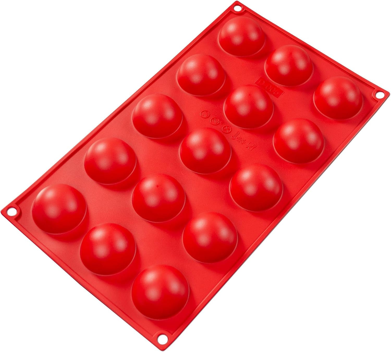 Fat Daddio's SMF-006 Silicone Bakeware 24-Cavity Hemisphere (0.3 oz)