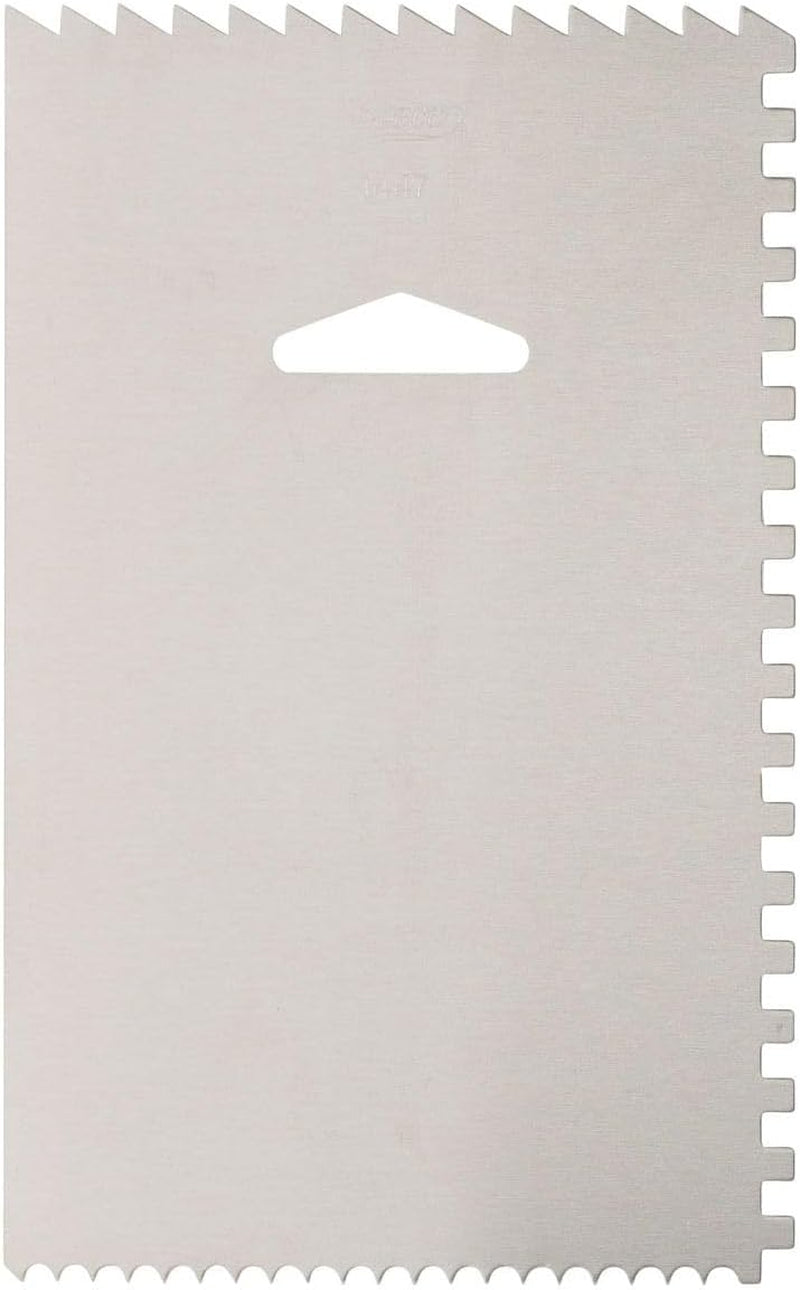 Ateco Decorating Comb & Icing Smoother 4 Sided 6" × 3.75"