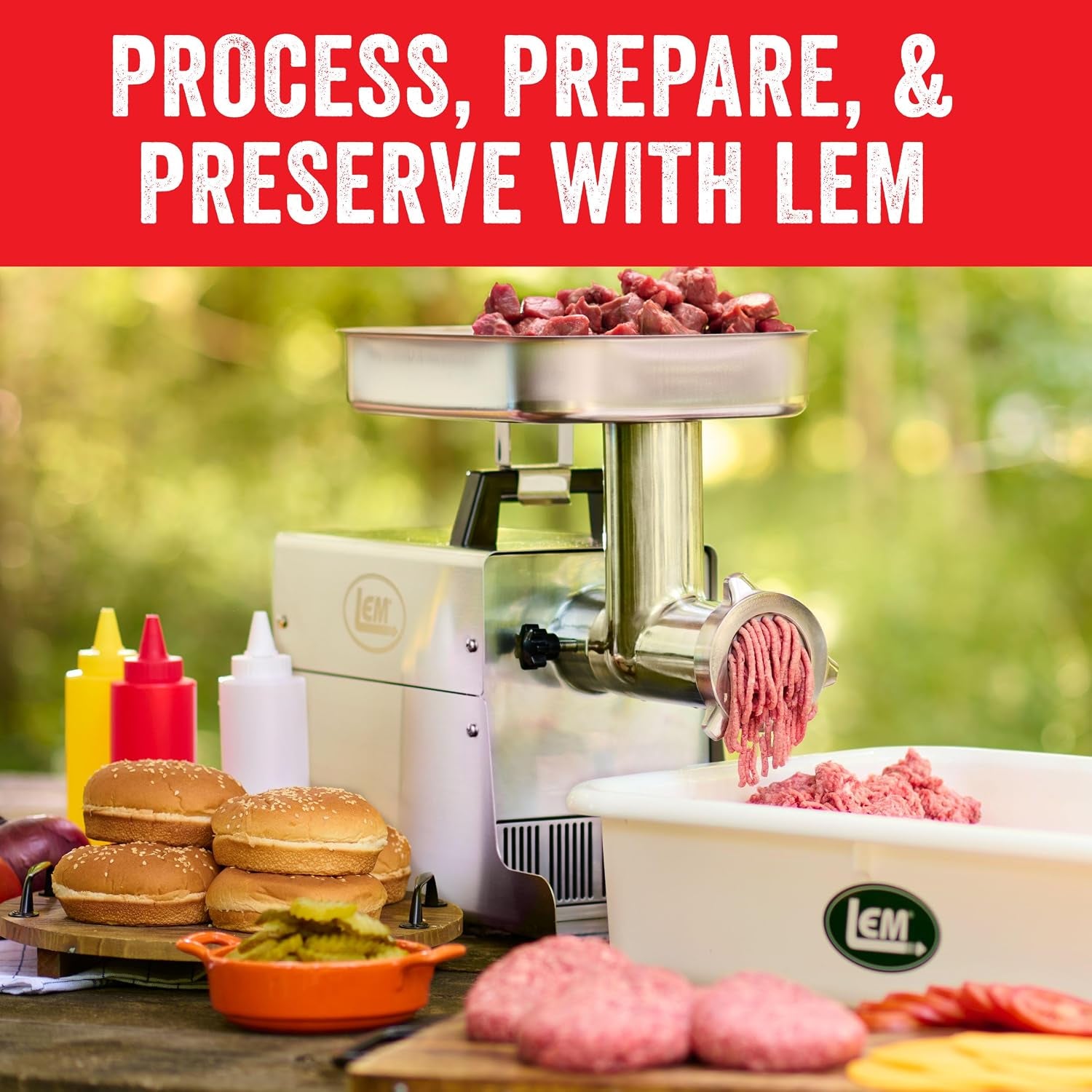 LEM #12 Big Bite Meat Grinder