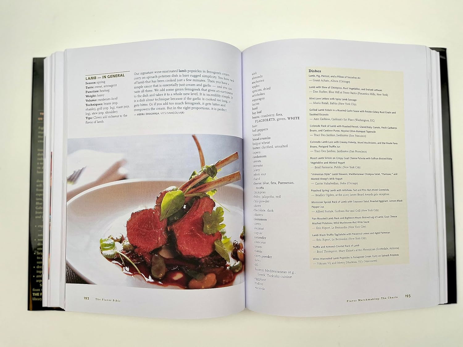 The Flavor Bible: The Essential Guide to Culinary Creativity, Based on
