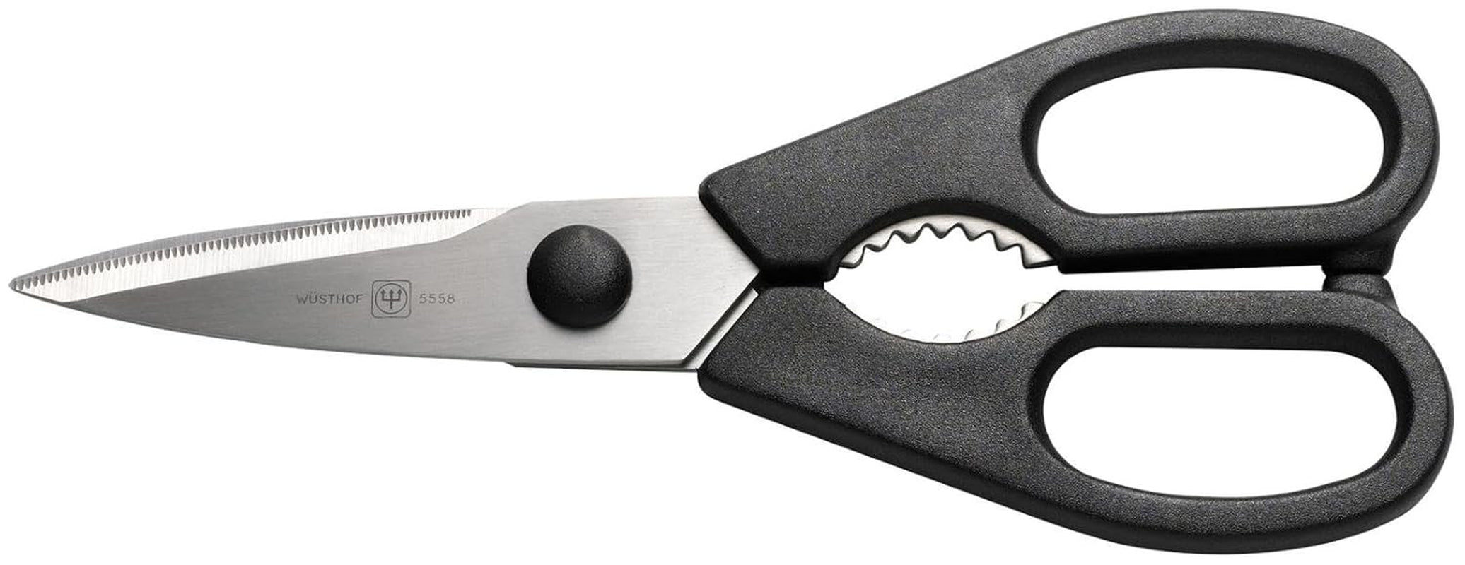 Culinary Supplies Wüsthof black stainless steel come apart kitchen shears for professional food preparation