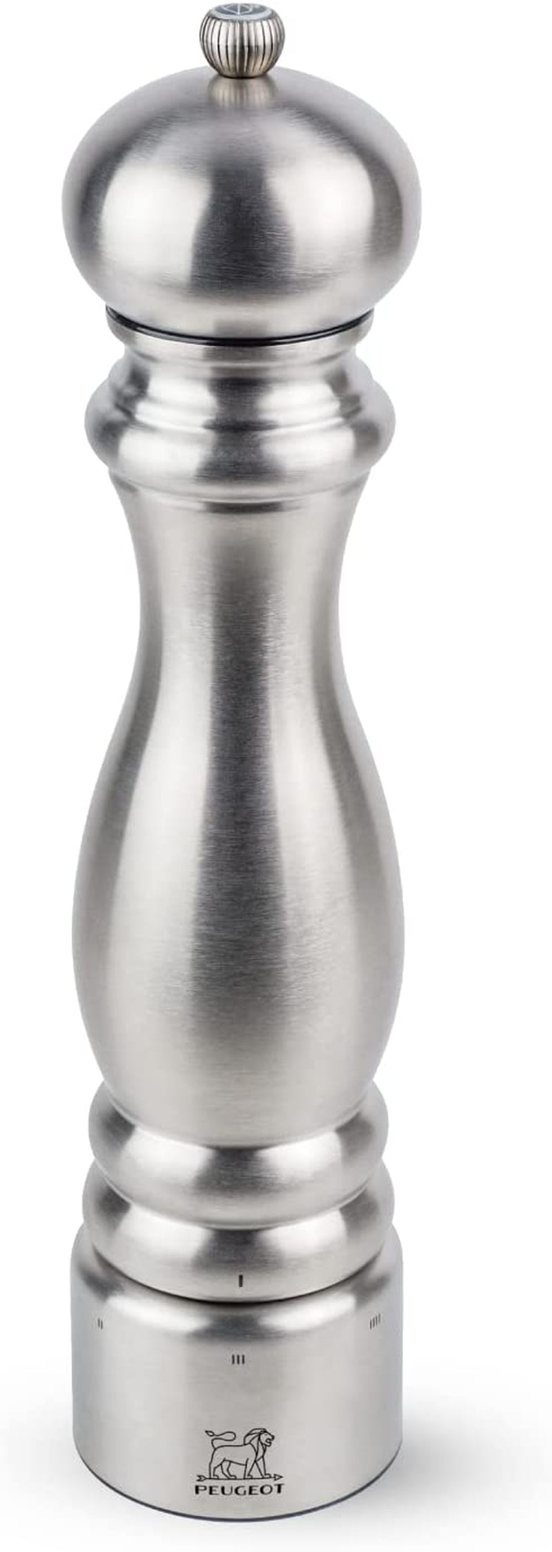 Peugeot - Paris Chef u'Select Manual Pepper Mill - Adjustable Grinder - Stainless Steel