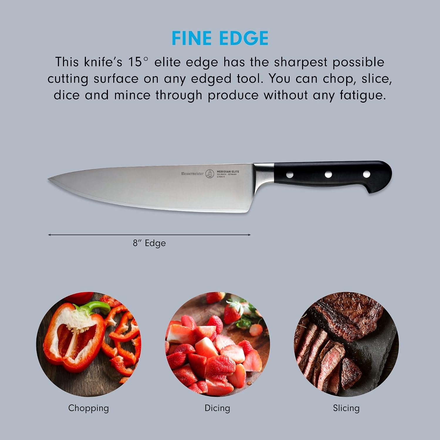 Messermeister Meridian Elite 8-Inch Chef's Knife