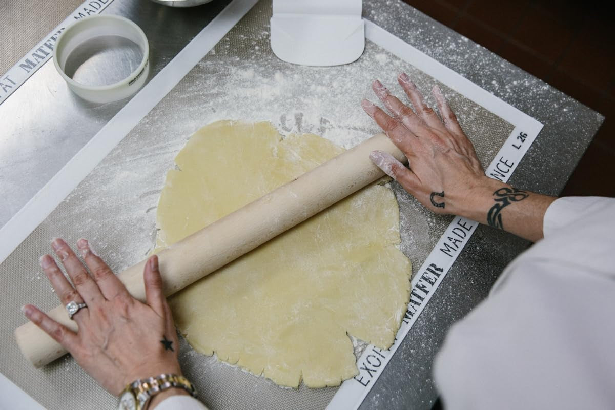 Matfer Bourgeat Beechwood Rolling Pin, 19.63"L x 1.88"W