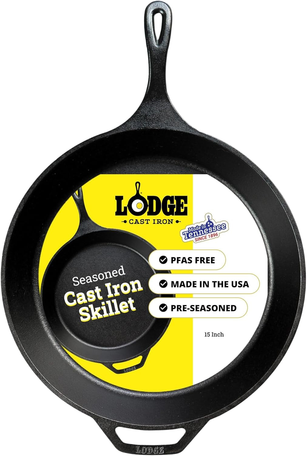 Lodge 15-Inch Cast Iron Skillet
