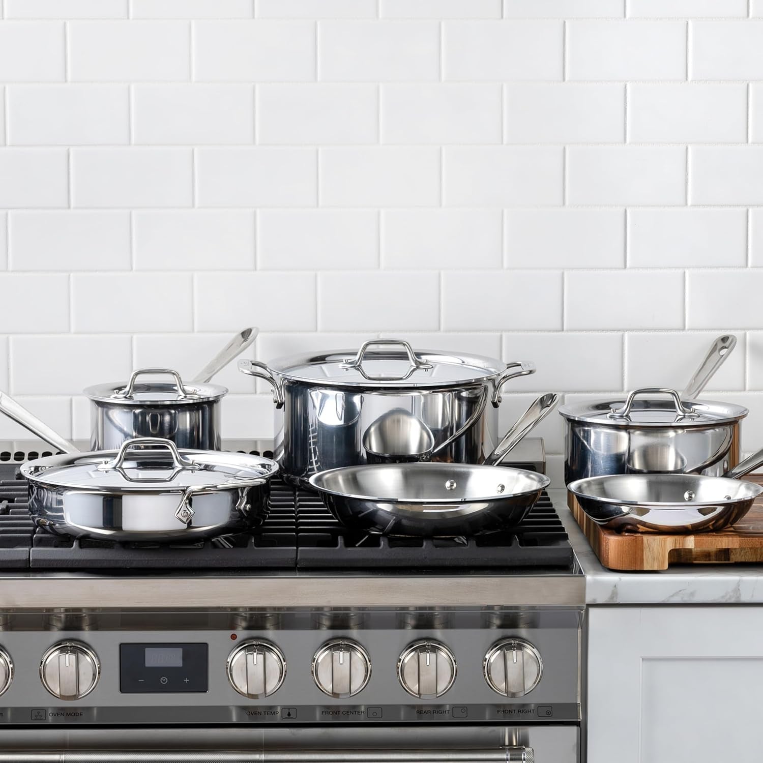 All-Clad D3® Stainless Steel 10 Piece Cookware Set