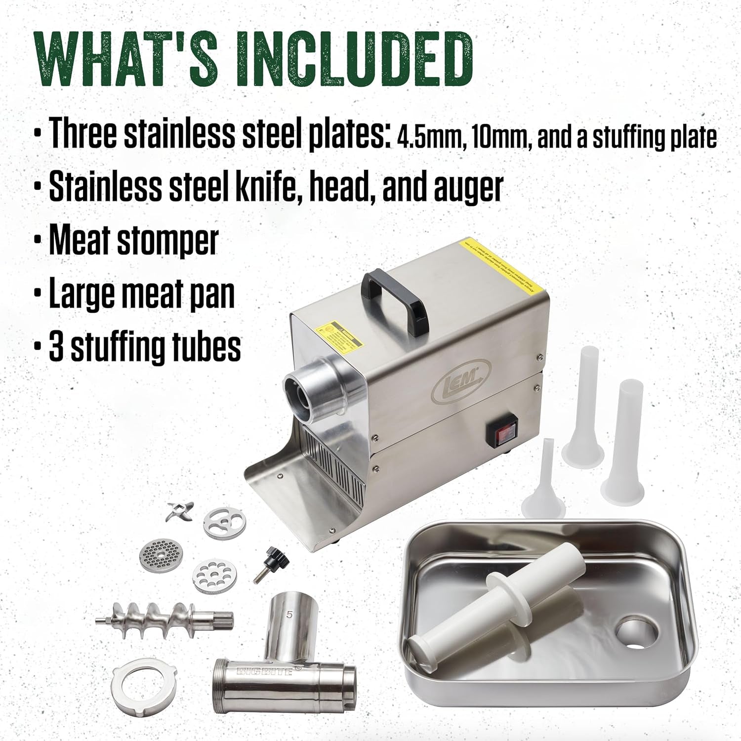 LEM #32 Big Bite Meat Grinder