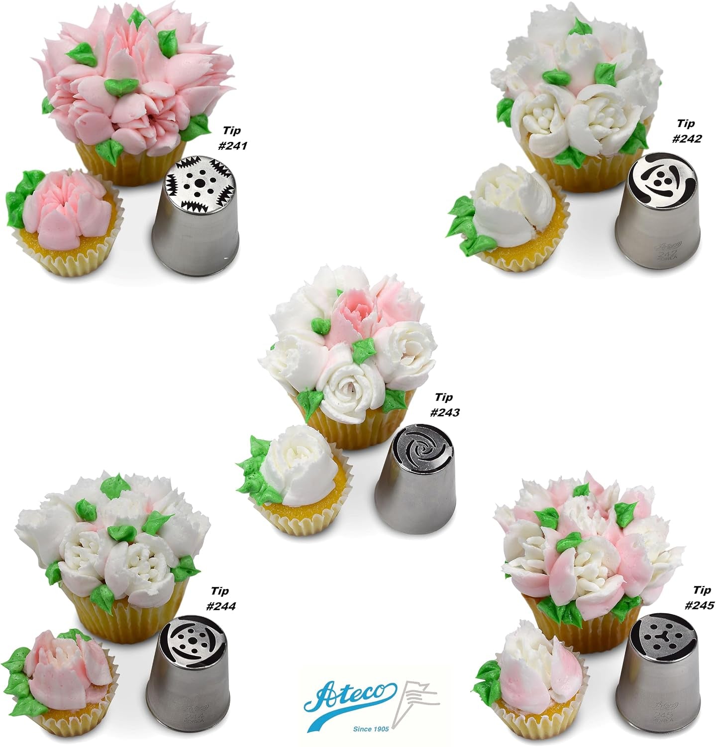 Ateco Russian Decorating Tip Set