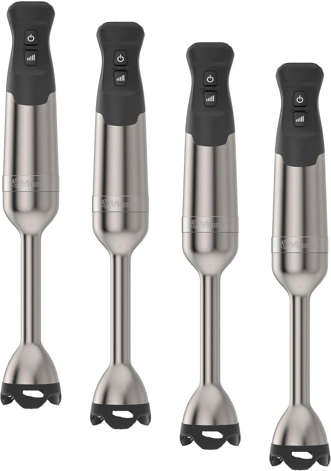 Vitamix 5-Speed Immersion Blender, Professional-Grade Hand Blender with 625-Watt Motor and Stainless-Steel Blade, Stainless Steel/Black