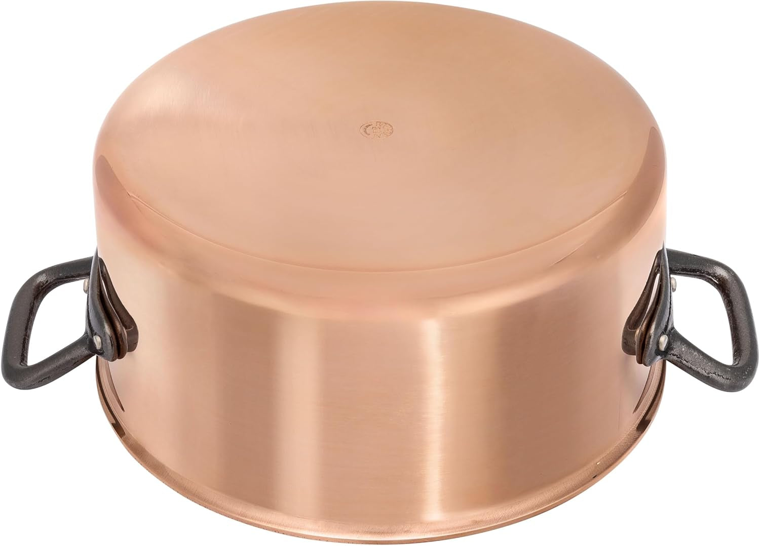 Bourgeat Copper Casserole Pot 9.5", 5.4 Qt