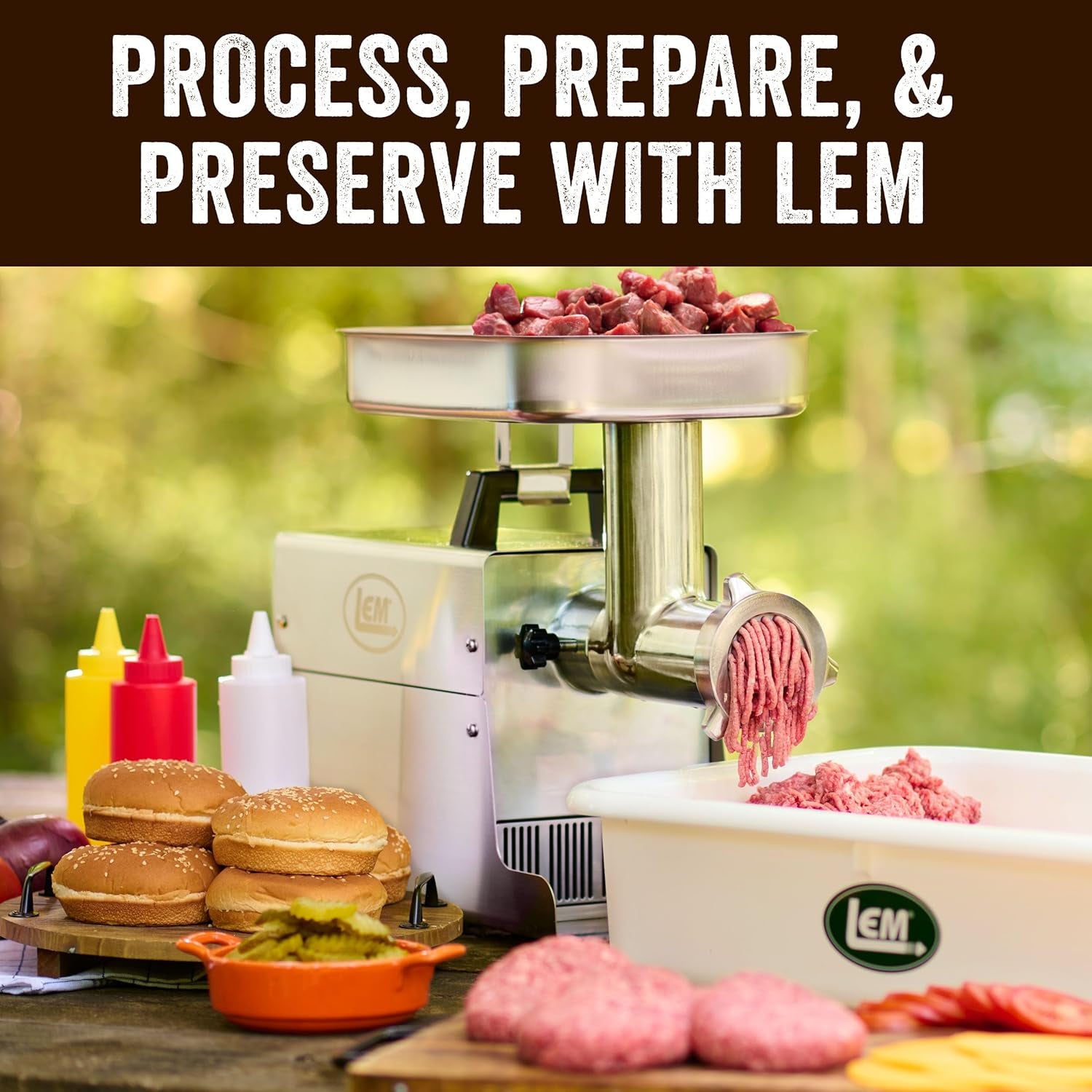 LEM #32 Big Bite Meat Grinder
