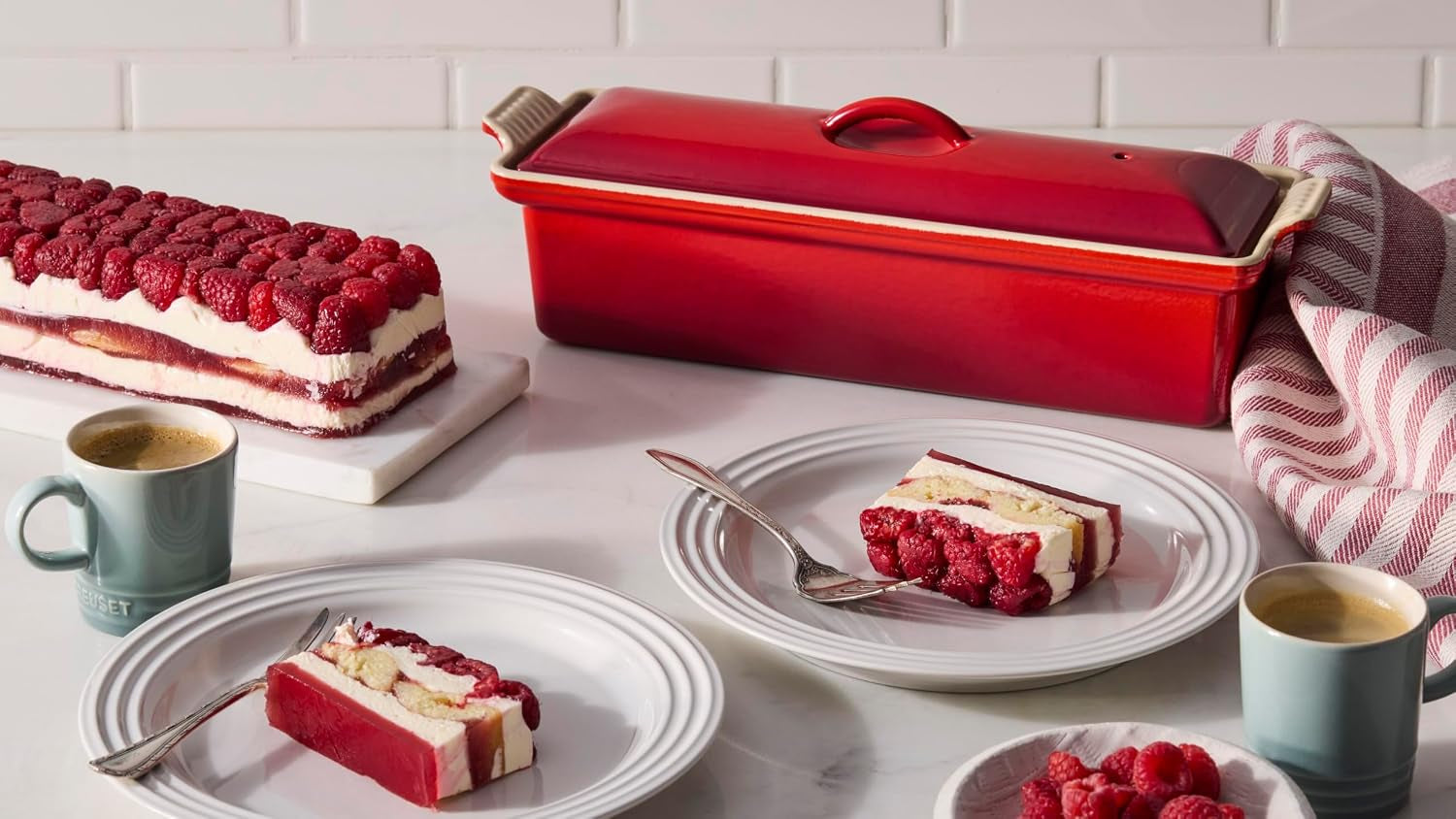 Le Creuset Emile Henry Ceramic Terrine Mold with Lid