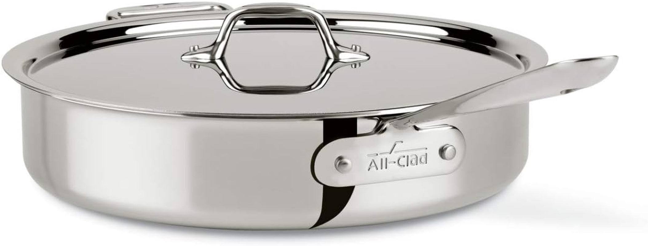 All-Clad D3® Stainless Steel 3 Quart Covered Sauté Pan