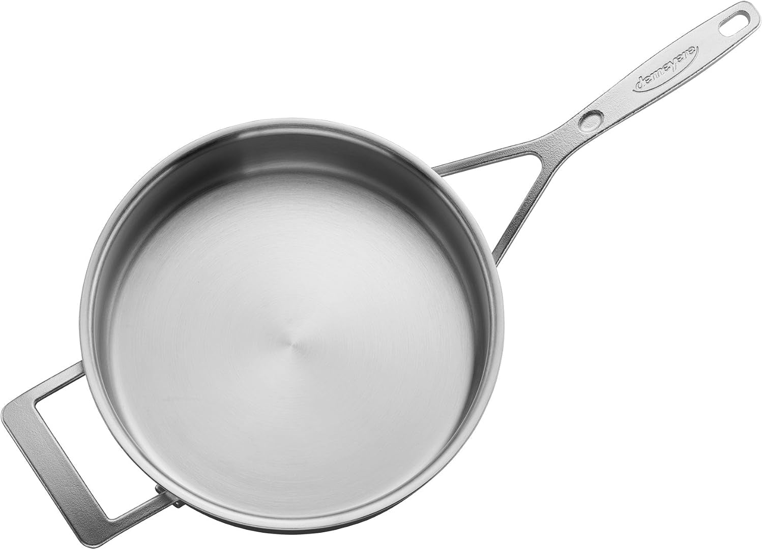 Demeyere Industry 5, 3-qt Stainless Steel Saute Pan with Handle Helper