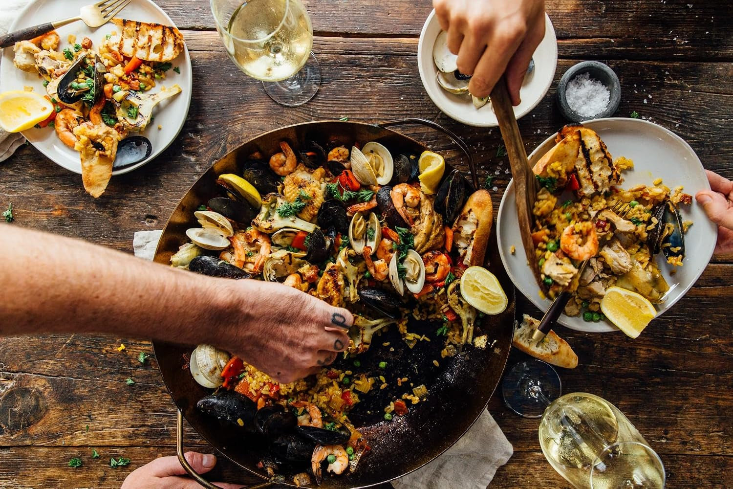 Matfer Bourgeat 14-Inch Carbon Steel Paella Pan