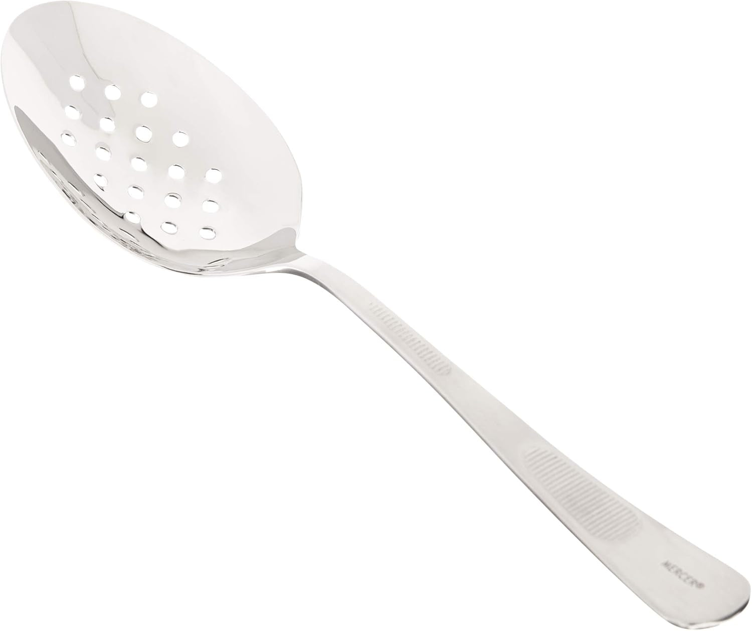 Mercer Culinary 18-8 Stainless Steel Plating Spoon with Solid Bowl, 9 