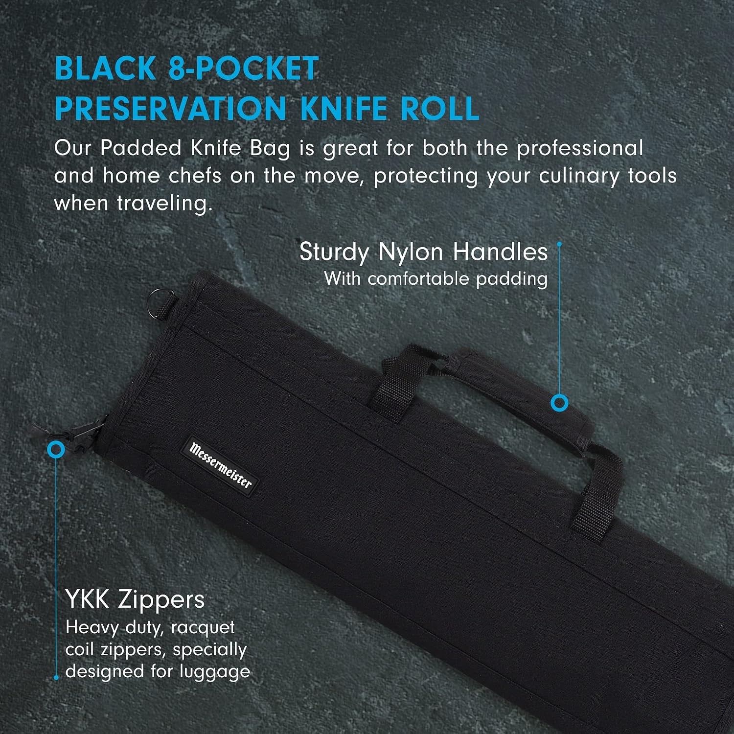Messermeister 8-Pocket Knife Roll