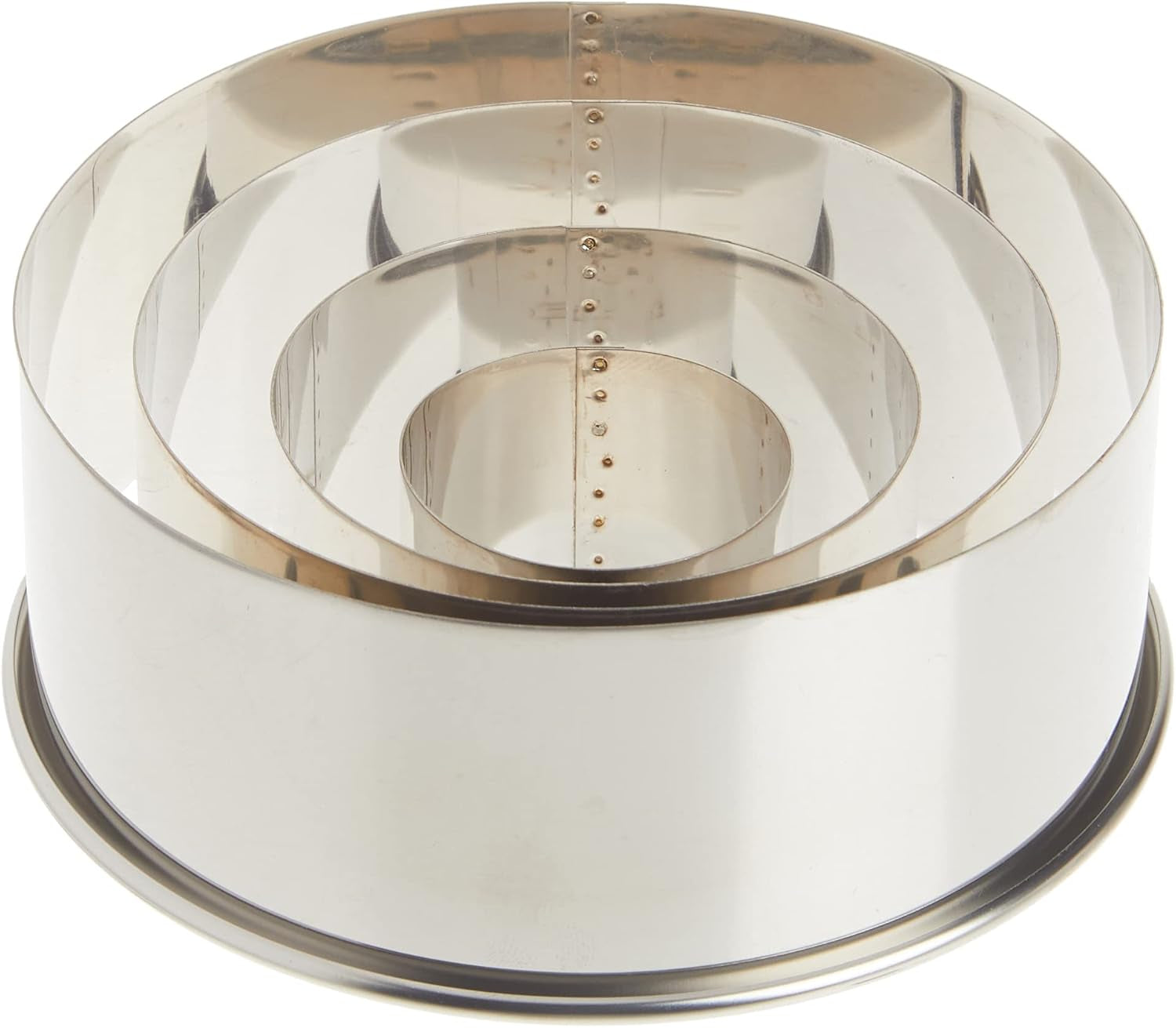 Ateco 4 Piece Stainless Steel Plain Edge Round Cutters Set