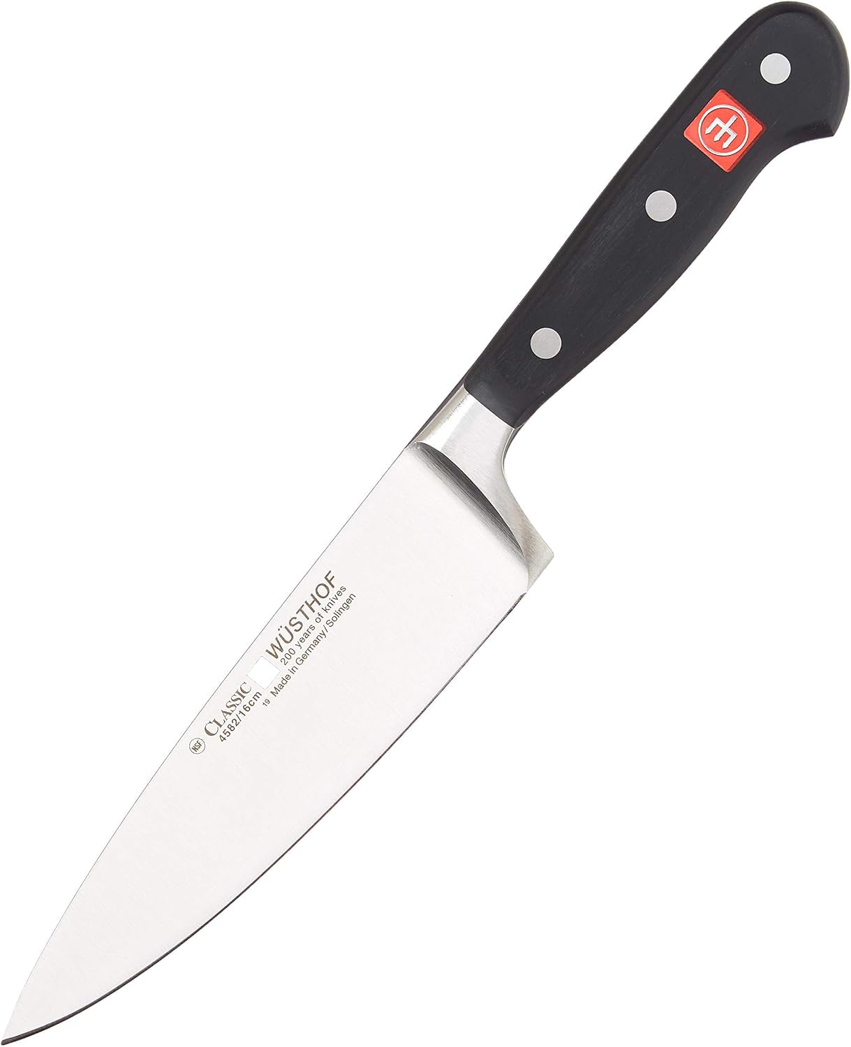 Wüsthof Classic 6" Chef's Knife, Black