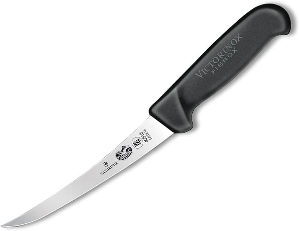 Victorinox Fibrox Pro 6" Curved Boning Knife with Semi-Stiff Blade
