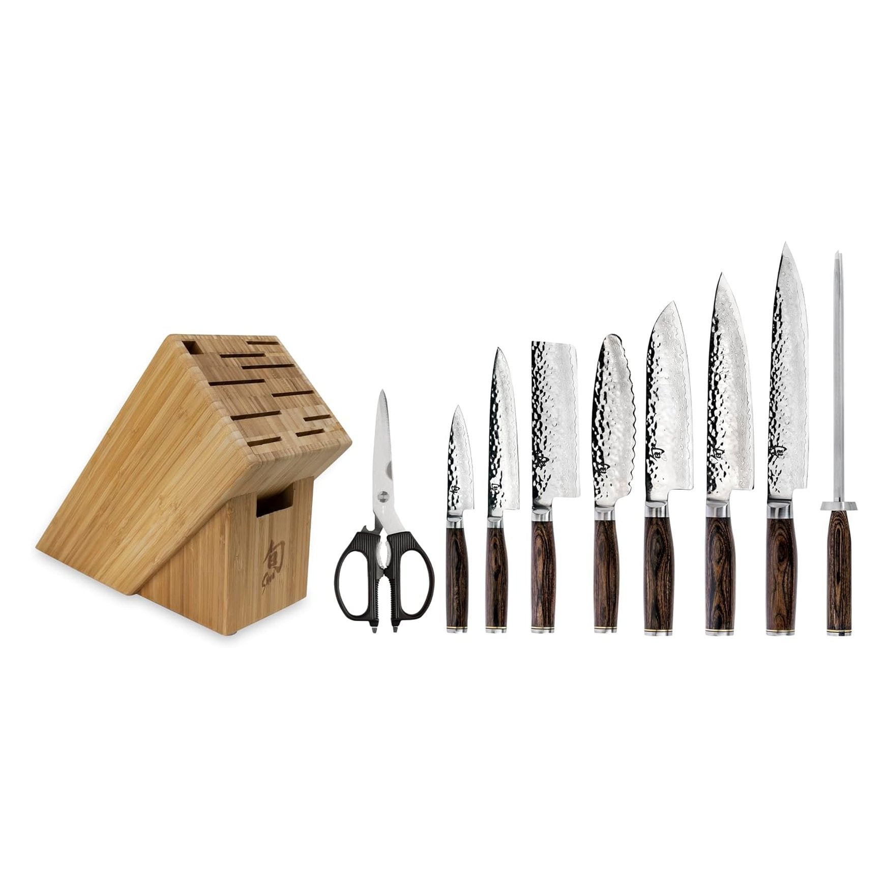 10 Piece Damascus Kitchen Knife Set