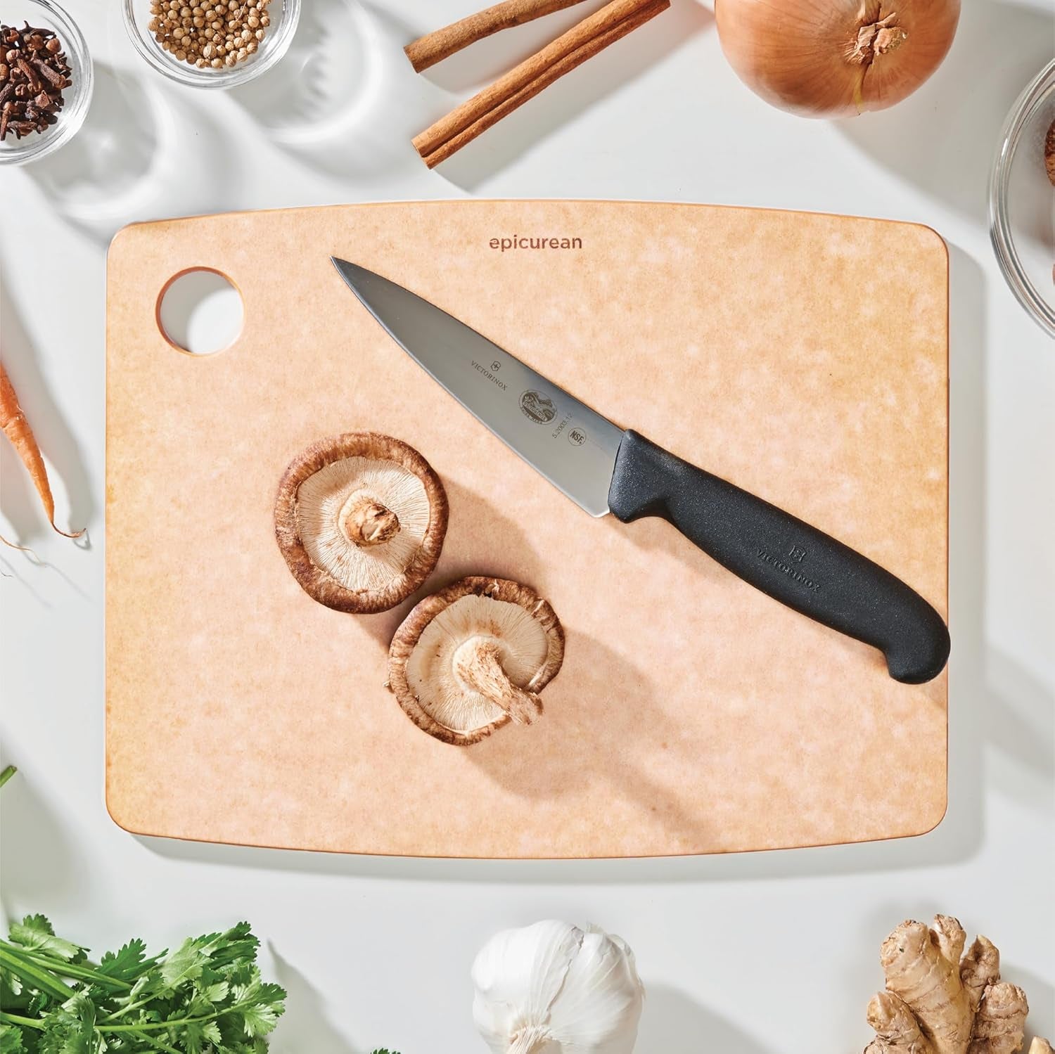 Large Natural Wood Cutting Board