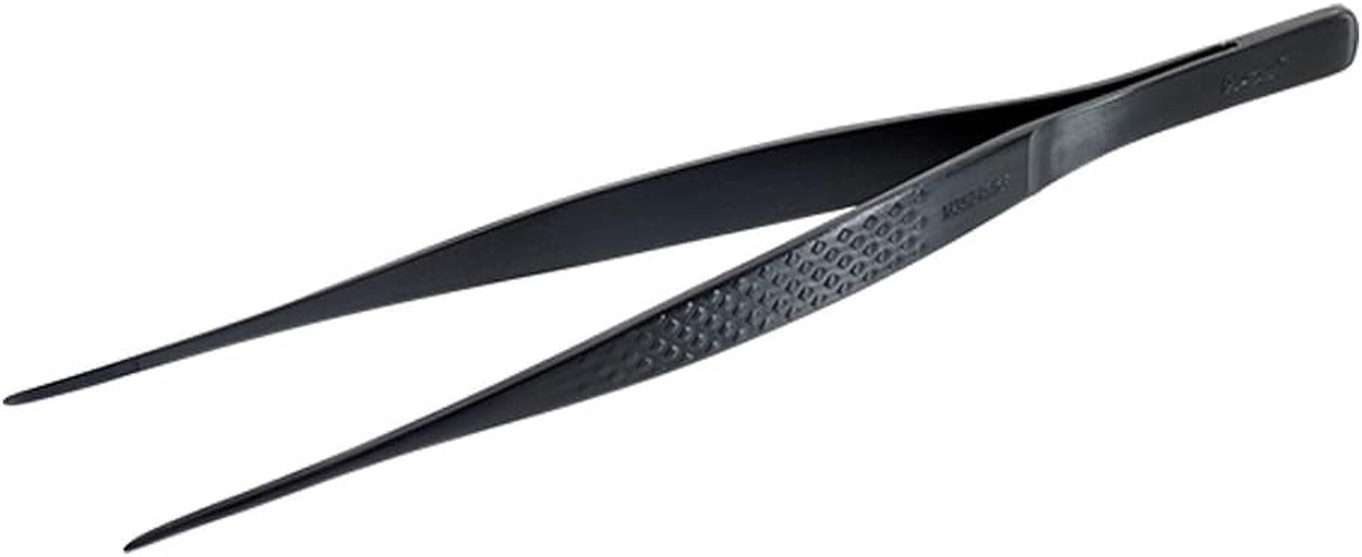 Mercer Culinary 18-8 Stainless Steel Chef Plating Tongs, Curved Fine T