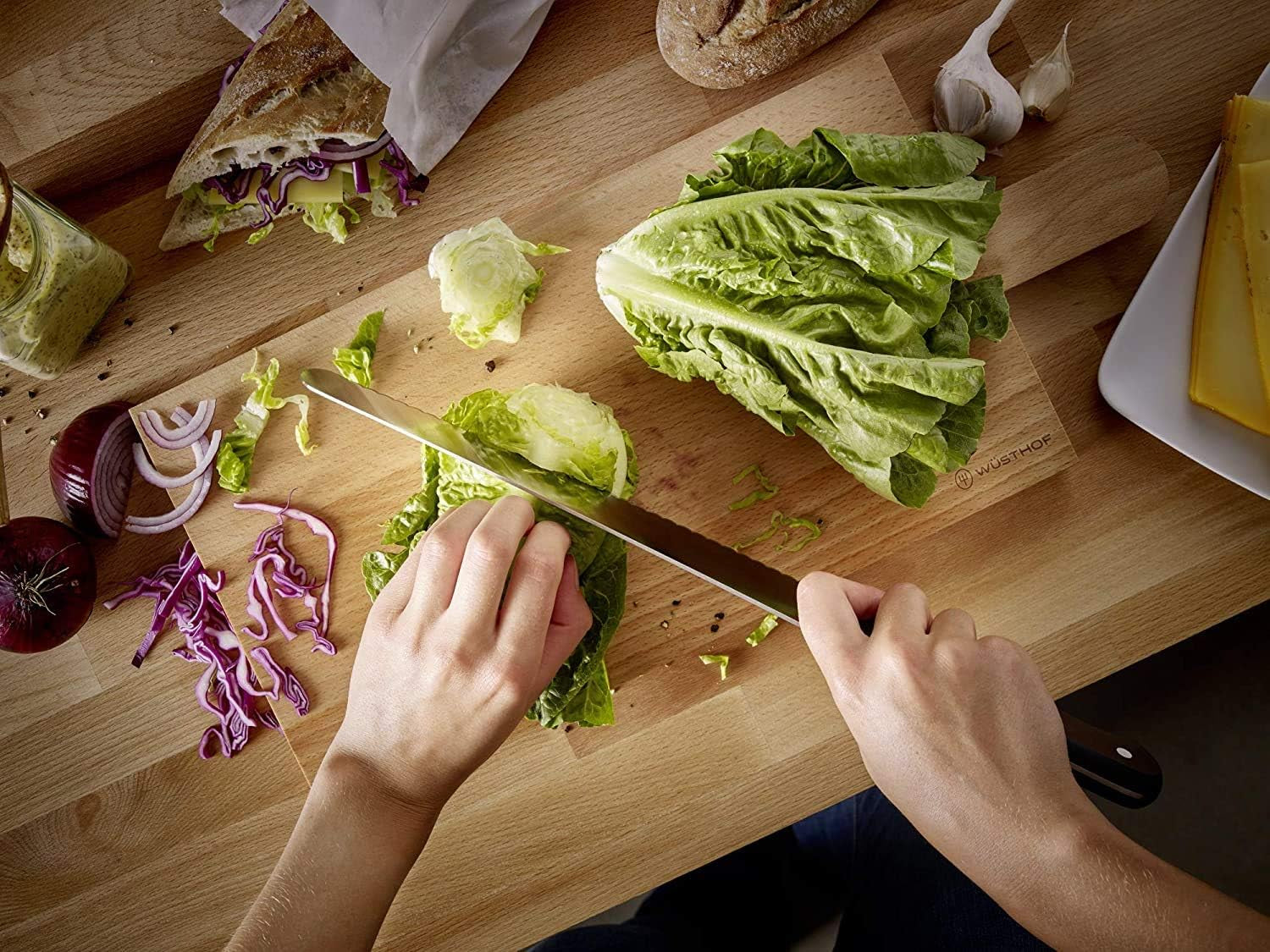 WÜSTHOF Gourmet 5" Hollow Edge Santoku Knife